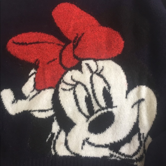 80s Inspired Minnie Mouse Sweater - Picture 2 of 7